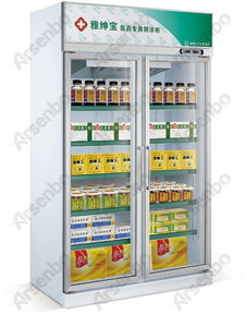 yl1.0l2fs 双门医用阴凉柜生产厂家 双门医院药品冷藏柜 药品保温冰柜 恒温恒湿药品展示柜 药品冷藏冰柜 雅绅宝药品冰箱厂家价格 yl1.0l2fs 双门医用阴凉柜生产厂家